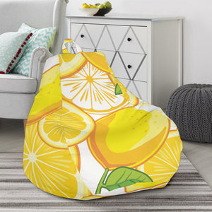 Lemon Pattern Background Bean Bag Cover