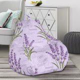 Lavender Pattern Background Bean Bag Cover