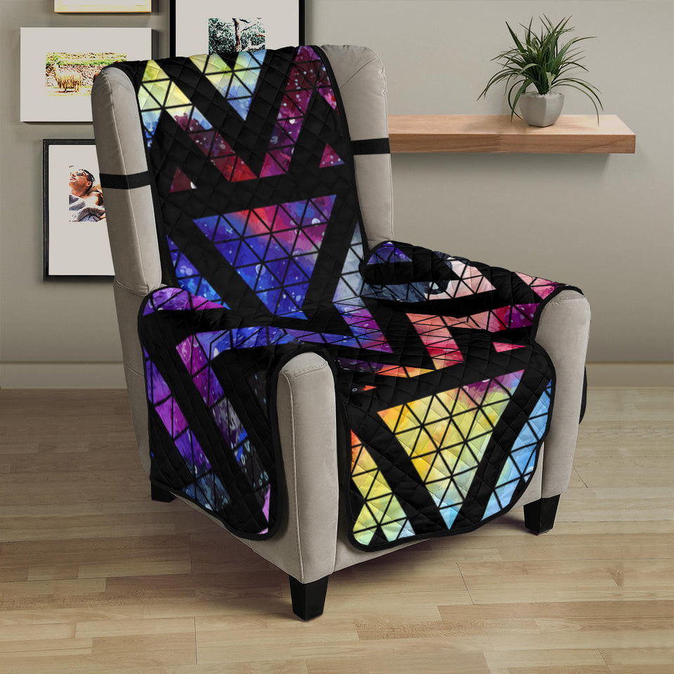 Space Colorful Tribal Galaxy Pattern Chair Cover Protector