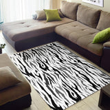 Gray Bengal Tiger Pattern Area Rug