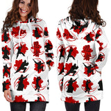 Ninja Pattern Women Hoodie Dress