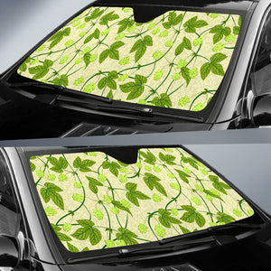 Hop Theme Pattern Car Sun Shade