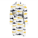 Swordfish Pattern Print Design 05 Men Bathrobe