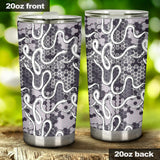 Snake Gray Pattern Tumbler