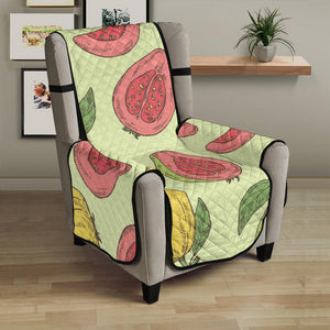 Guava Pattern Background Chair Cover Protector