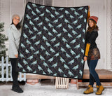 Pigeon Pattern Print Design 01 Premium Quilt