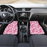 Lips Pattern Print Design 05 Front Car Mats