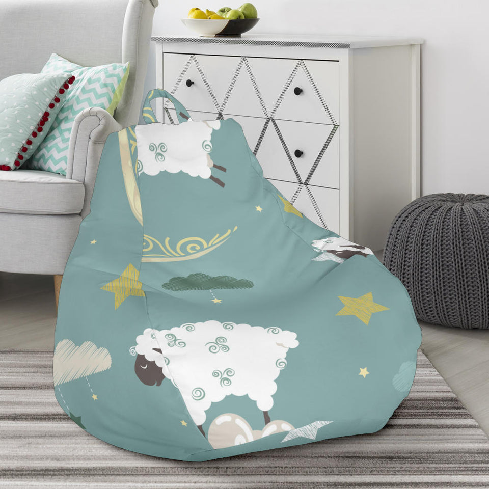 Sheep Sweet Dream Pattern Bean Bag Cover