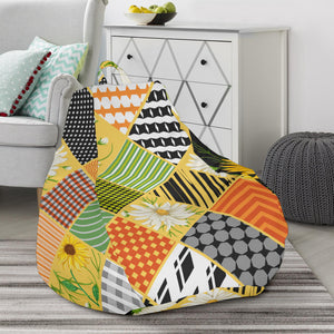 Sunflower Pattern Bean Bag Cover