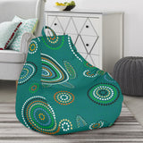 Sea Turtle Aboriginal Pattern Bean Bag Cover