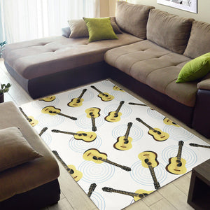 Classic Guitar Pattern Area Rug