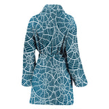 Shell Pattern Theme Women Bathrobe