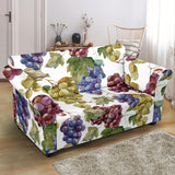 Grape Pattern Loveseat Couch Slipcover