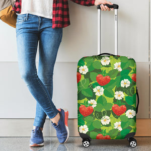 Strawberry Leaves Pattern Luggage Covers