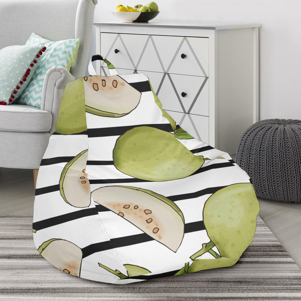 Guava Pattern Stripe background Bean Bag Cover