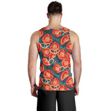 Tomato Pattern Background Men Tank Top