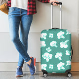 Broccoli Pattern Green background Luggage Covers