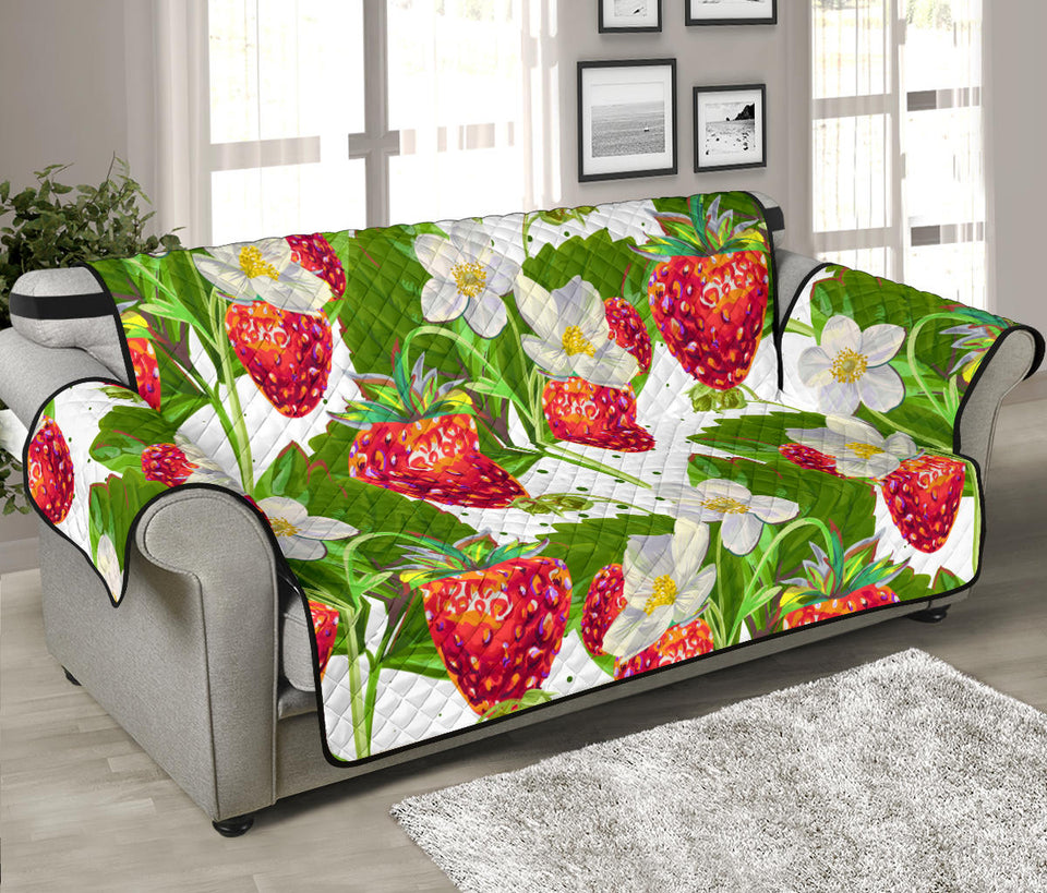 Strawberry Pattern Sofa Cover Protector