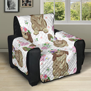 Rabbit Pattern Recliner Cover Protector