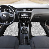 Gear Pattern Print Design 03 Front Car Mats