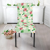 Ladybug Pattern Print Design 05 Dining Chair Slipcover