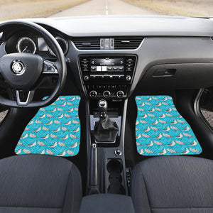 Seagull Pattern Print Design 02 Front Car Mats