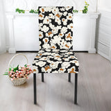 Popcorn Pattern Print Design 02 Dining Chair Slipcover