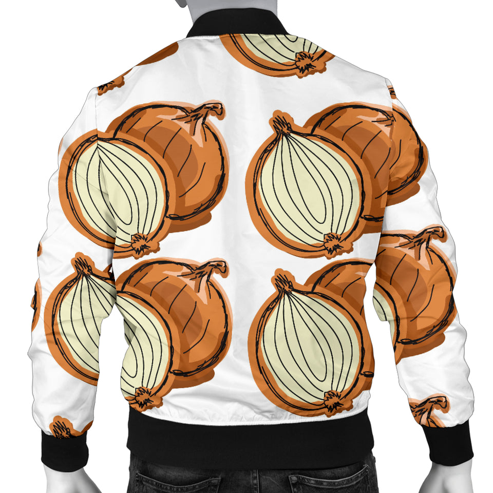 Onion Theme Pattern Men Bomber Jacket