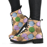 Onion Pattern Leather Boots