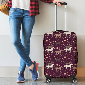 Horse Pattern Background Luggage Covers