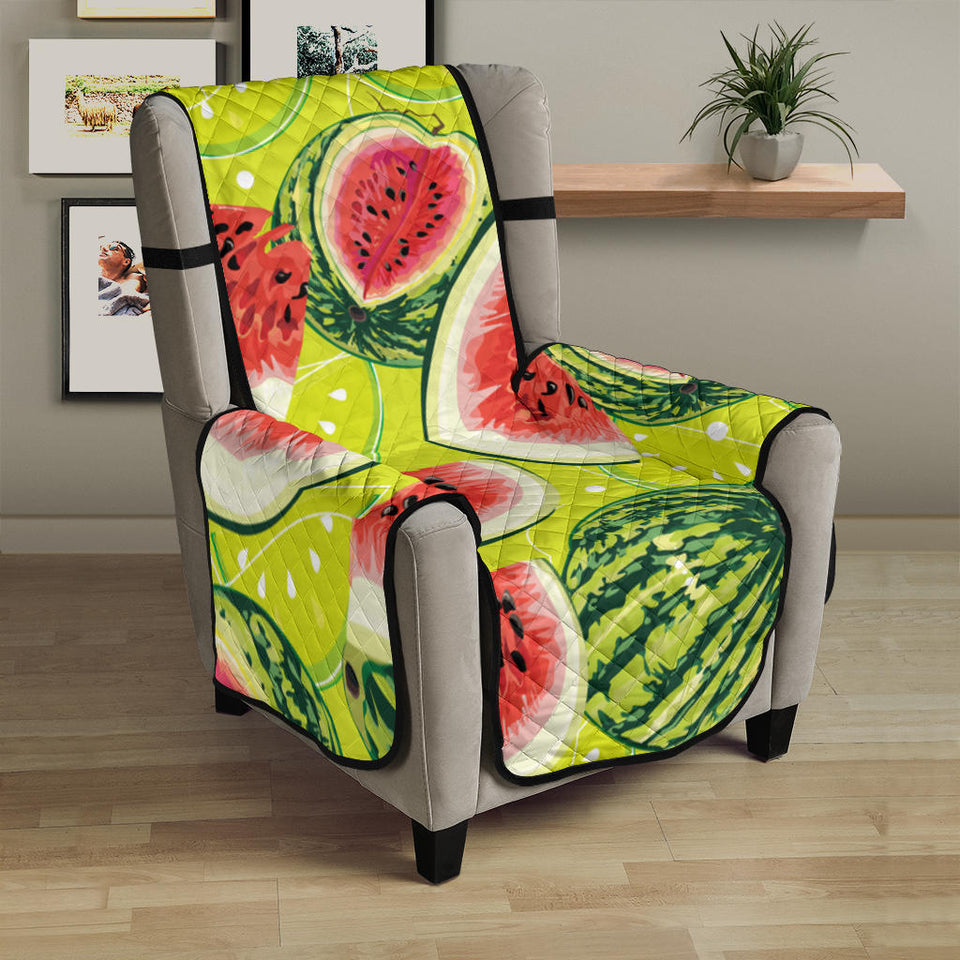 Watermelon Theme Pattern Chair Cover Protector