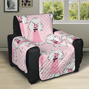 Poodle Pattern Recliner Cover Protector