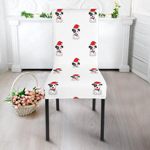 Jack Russel Pattern Print Design 01 Dining Chair Slipcover