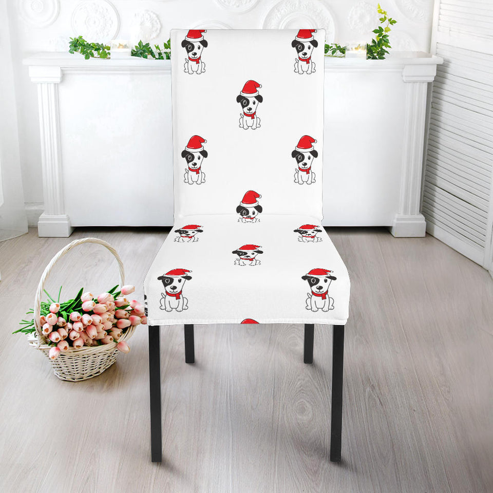 Jack Russel Pattern Print Design 01 Dining Chair Slipcover