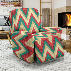 Zigzag Chevron Pattern Recliner Chair Slipcover