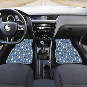 Seagull Pattern Print Design 01 Front Car Mats