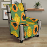 Papaya Pattern Background Chair Cover Protector