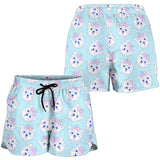 Yorkshire Terrier Pattern Print Design 01 Women Shorts