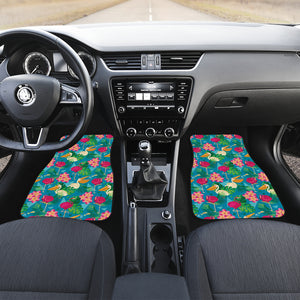 Pelican Pattern Print Design 03 Front and Back Car Mats