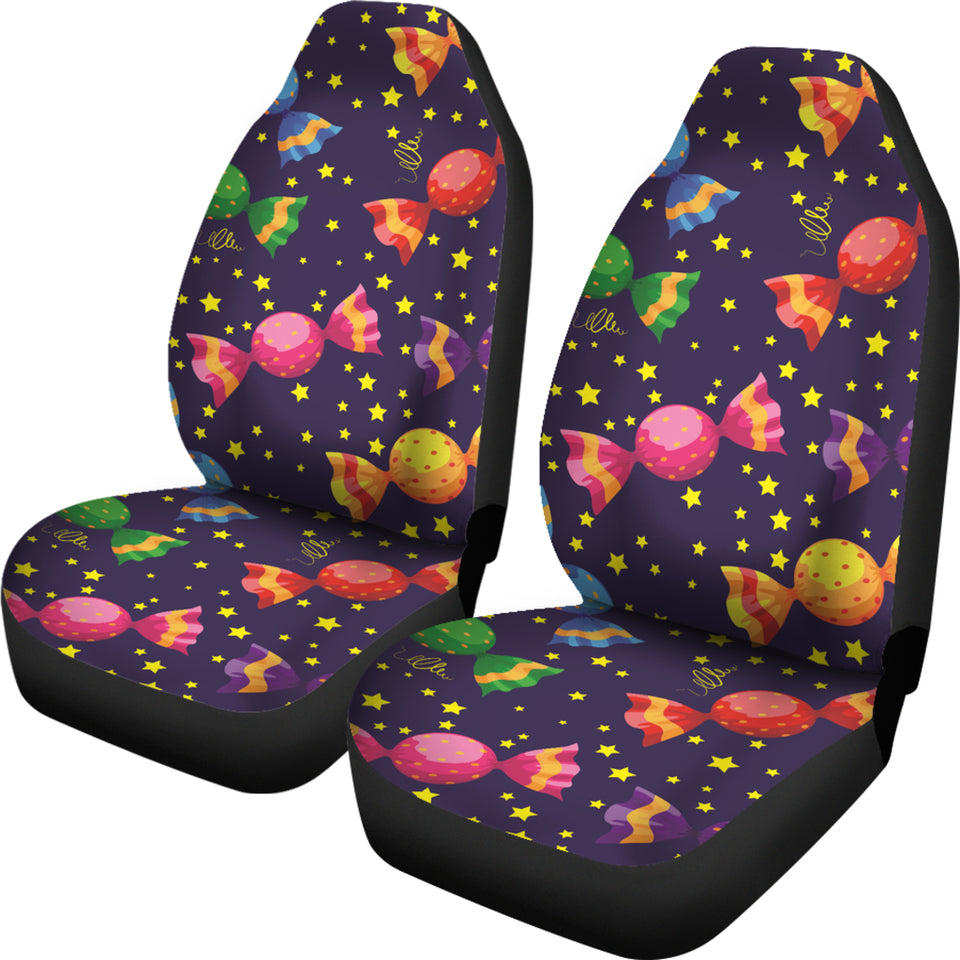 Candy Star Pattern Universal Fit Car Seat Covers