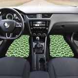 Broccoli Pattern Background Front Car Mats