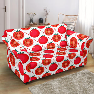 Tomato Pattern Loveseat Couch Slipcover