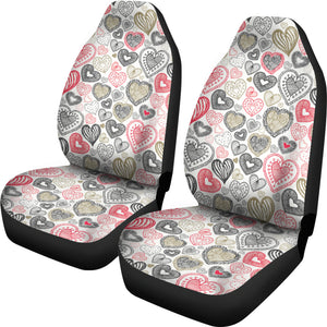 Heart Tribal Pattern Universal Fit Car Seat Covers
