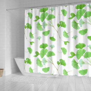 Ginkgo Leaves Pattern Shower Curtain Fulfilled In US