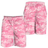 Pink Camo Camouflage Pattern Men Shorts