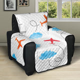 Airplane Cloud Pattern Recliner Cover Protector