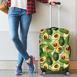 Avocado Leaves Pattern Luggage Covers