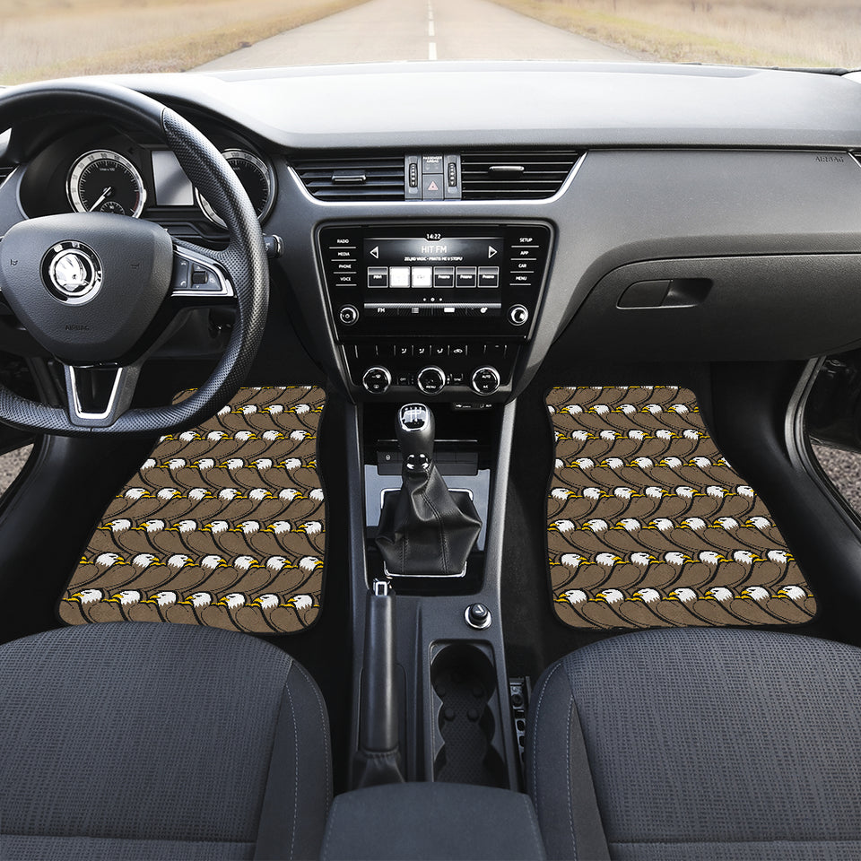 Eagle Pattern Print Design 02 Front Car Mats