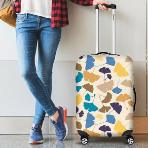 Colorful Ginkgo Leaves Pattern Luggage Covers