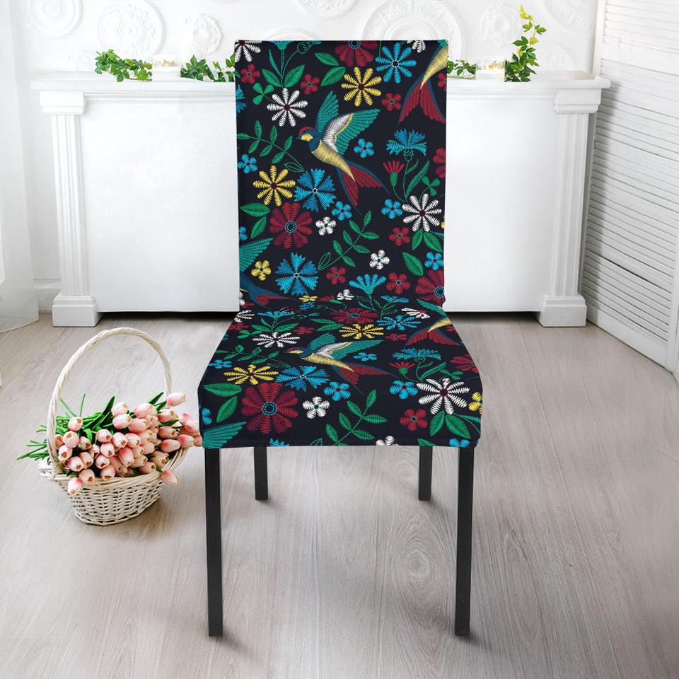 Swallow Pattern Print Design 04 Dining Chair Slipcover